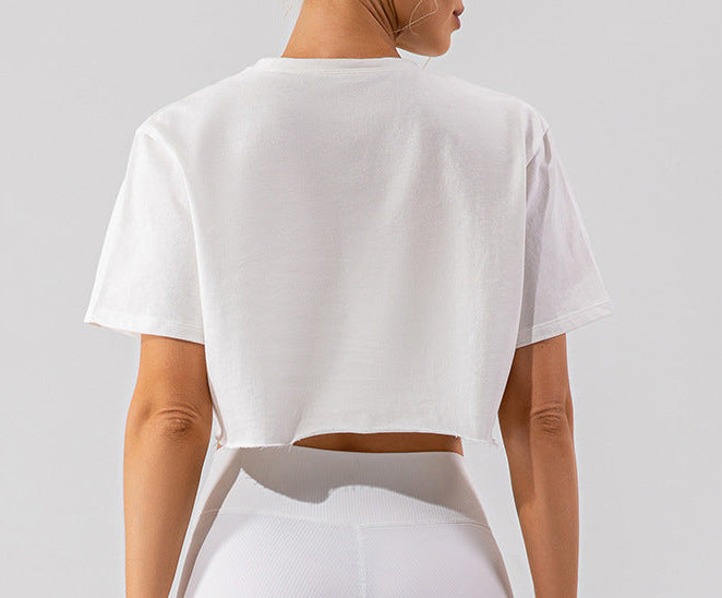 Cloud Crop T-Shirt - White