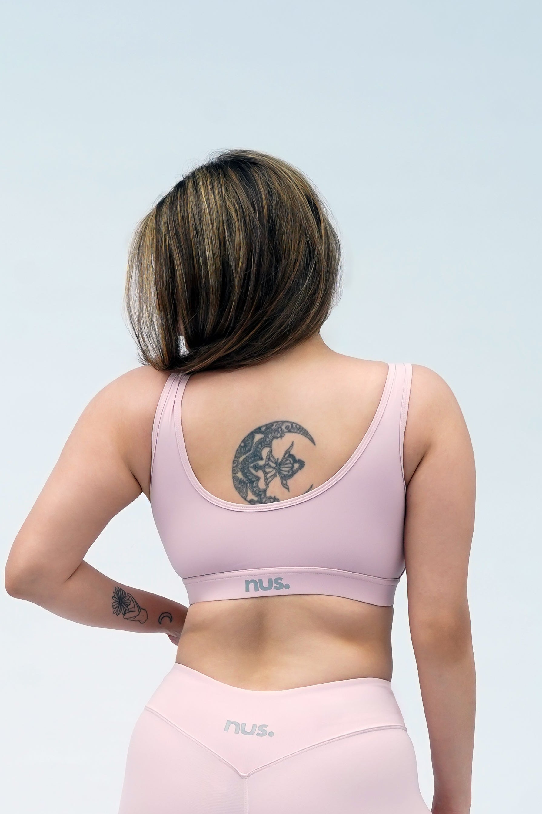 Snatch Sports Bra - Blush Pink
